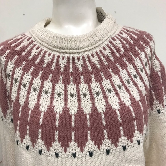 Madewell Fair Isle Keaton Pullover Sweater - Picture 2 of 7